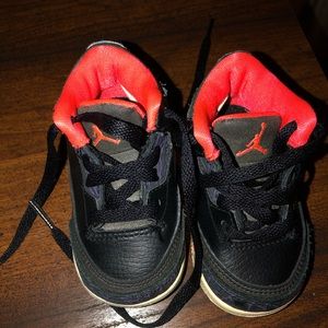 Baby Jordan tennis shoes